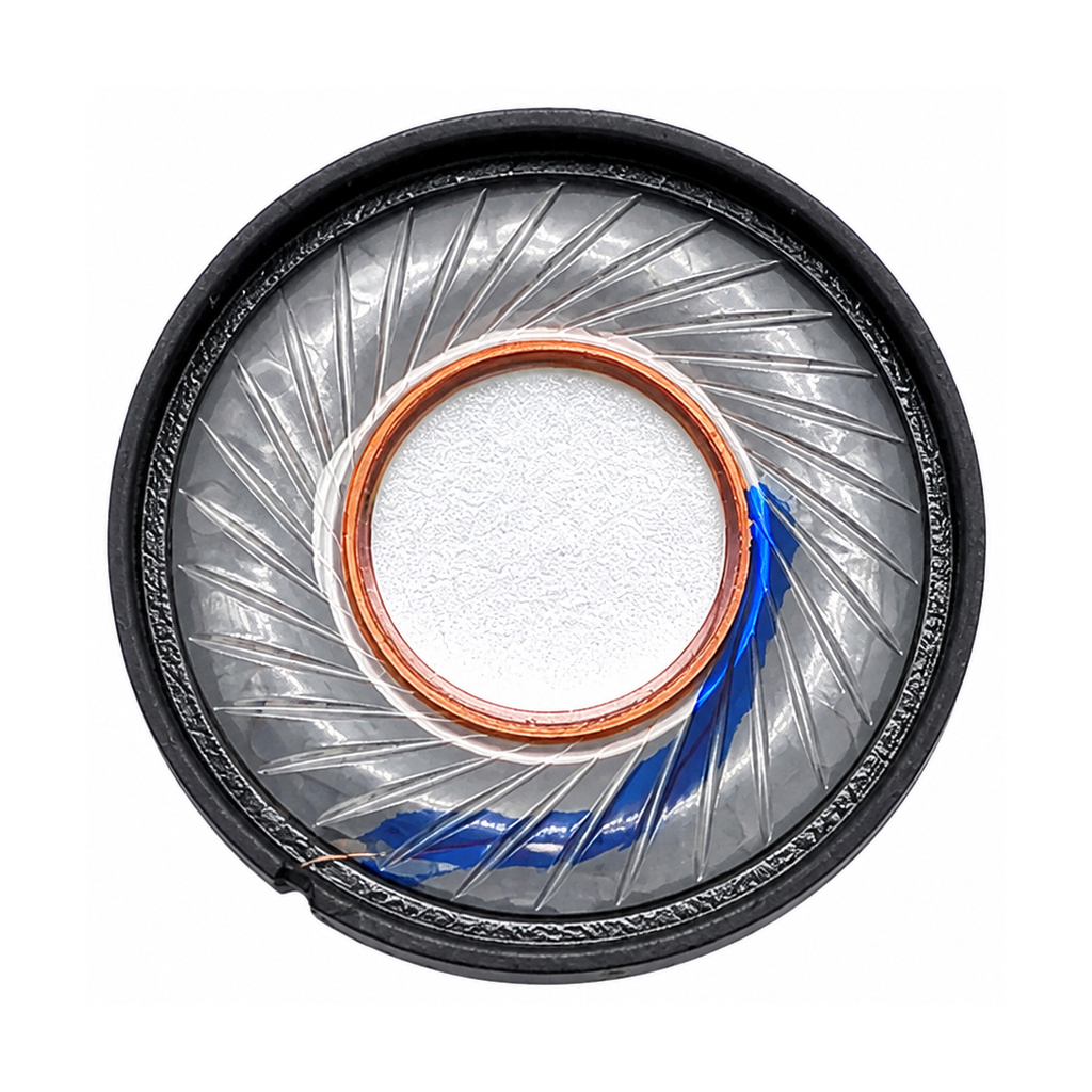 Headphone Speaker Unit diameter 30mm (1.18"), height 6.8mm (0.27)", 32Ω 20mW/30mW - XDEC Headphone Speaker Driver