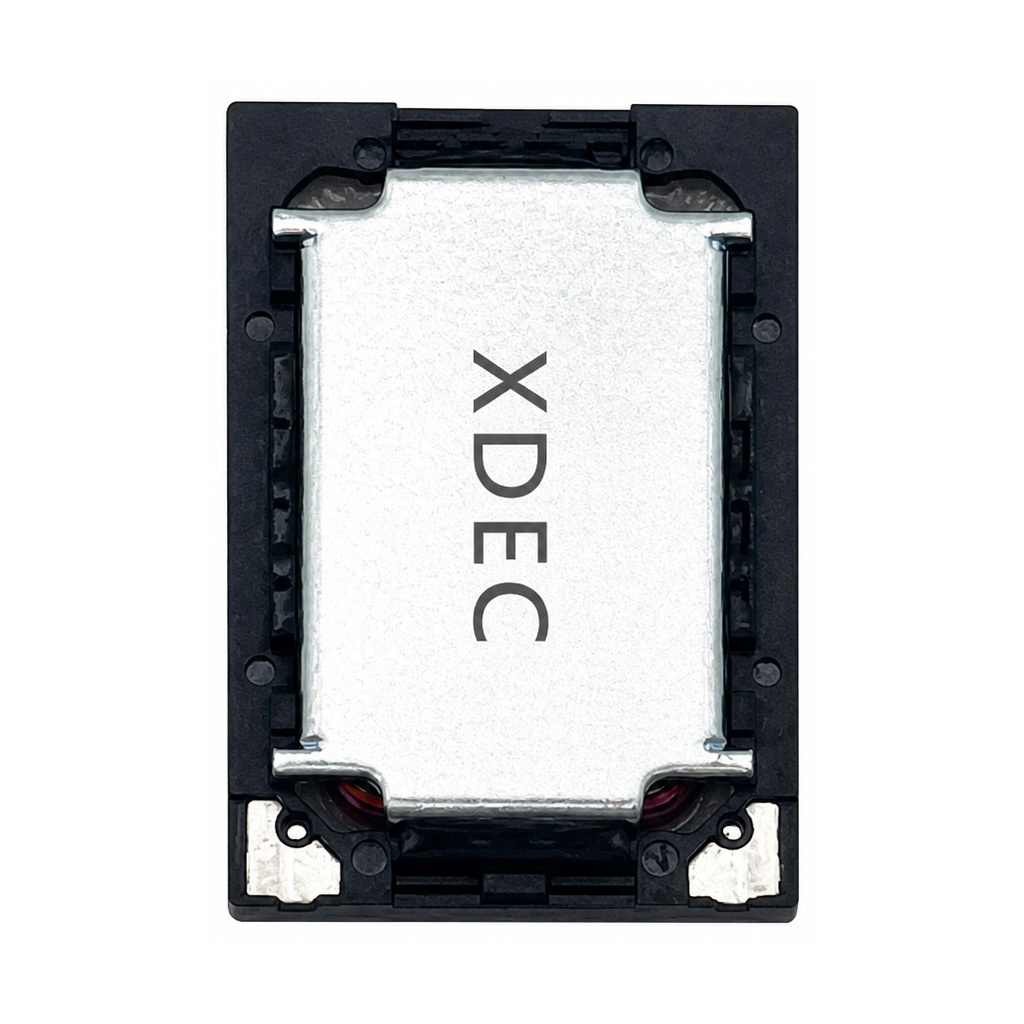 Micro Speaker Unit 17x12x2.5mm (0.67"x0.47"x0.10"), 8Ω 1W/1.2W - Back View (XDEC Micro Speaker Driver)