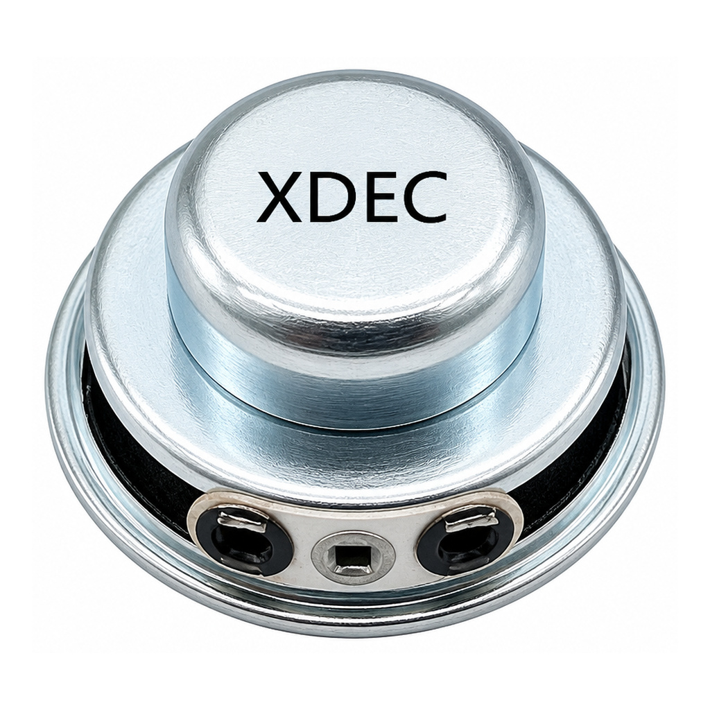 Multimedia Speaker Unit diameter 33mm (1.30"), height 14.9mm (0.59)", 4Ω 3W/5W - Back View (XDEC Multimedia Speaker Driver)