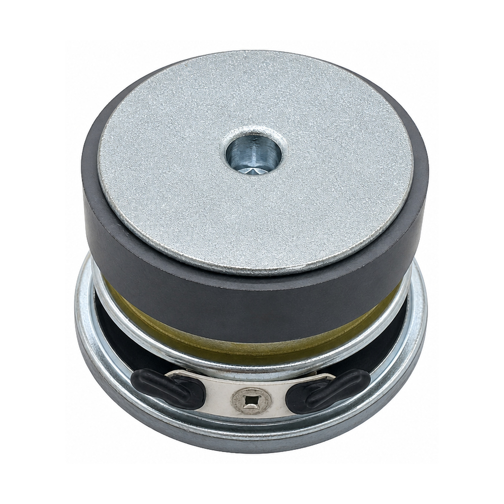 Multimedia Speaker Driver diameter 40mm (1.57"), height 24.3mm (0.96"), 2Ω 3W/5W - Back View (XDEC Multimedia Speaker Driver)