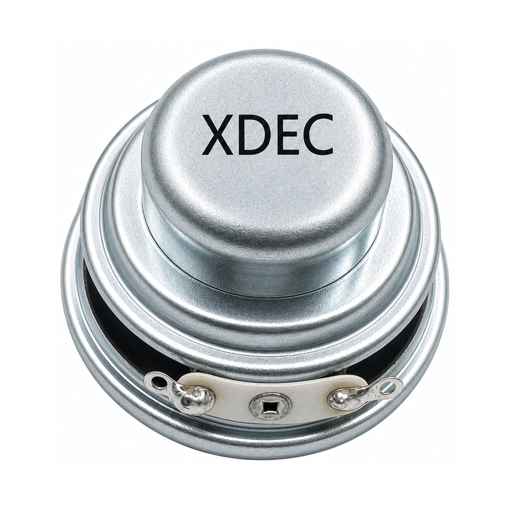 Multimedia Speaker Driver diameter 40mm (1.57"), height 21.8mm (0.86)", 4Ω 5W/6W - Back View (XDEC Multimedia Speaker Driver)