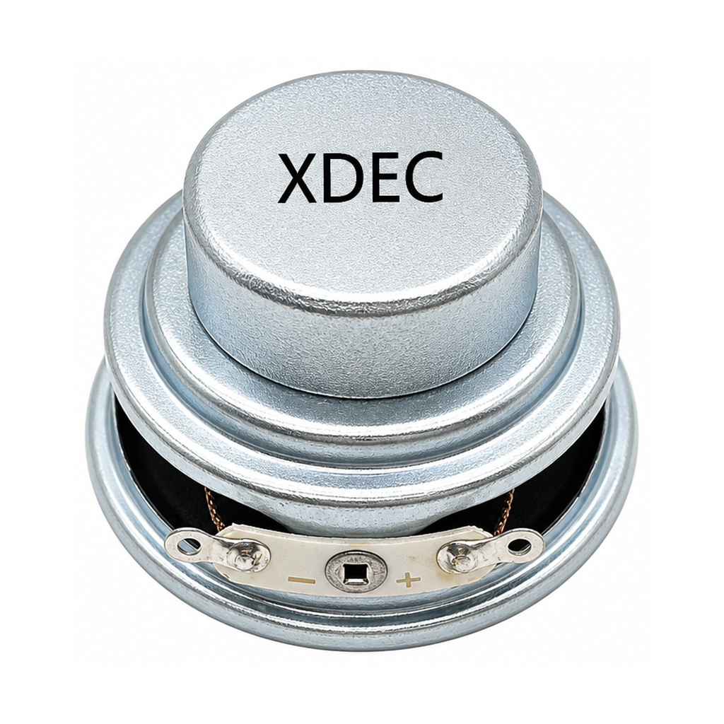 Multimedia Speaker Driver diameter 40mm (1.57"), height 24.3mm (0.96"), 4Ω 5W/6W - Back View (XDEC Multimedia Speaker Driver)