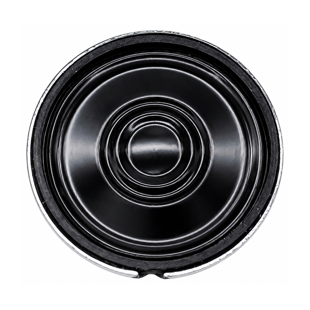Paper Cone Speaker Driver diameter 23mm (0.91"), height 4.0mm (0.16)", 8Ω 1W/1.2W - XDEC Mylar Speaker Driver (Main Image)