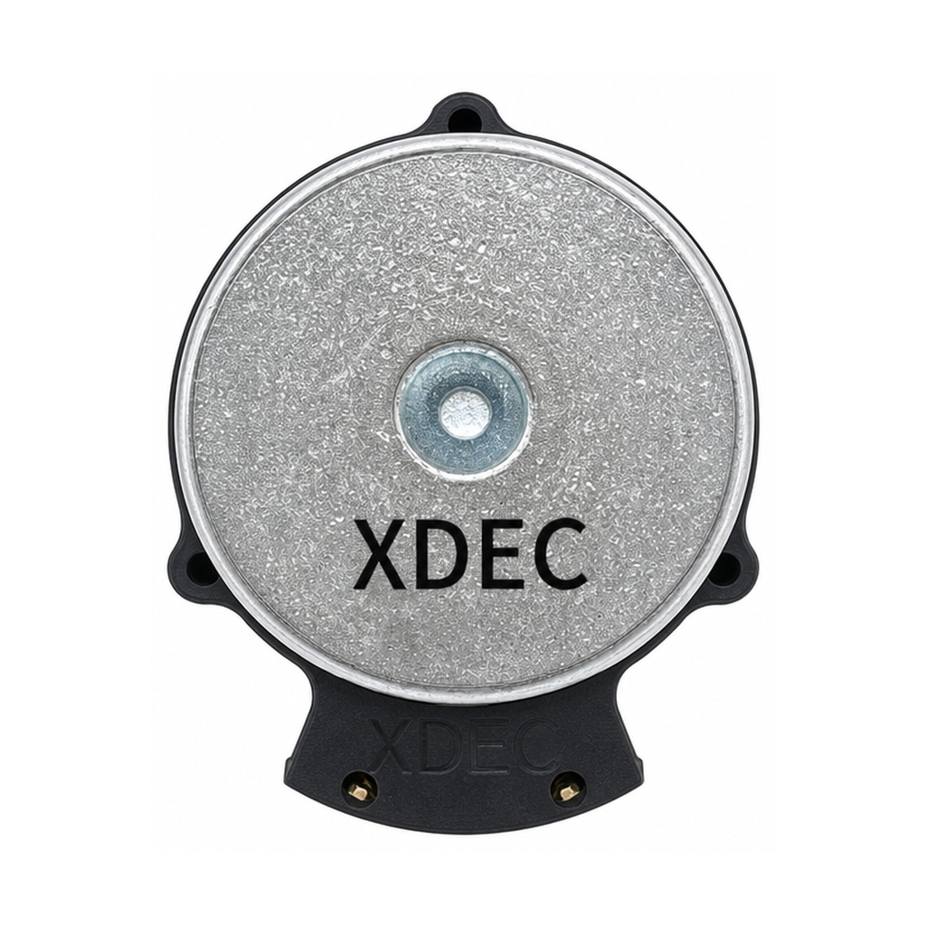 Vibration Exciter diameter 28mm (1.10"), height 29.8mm (1.17)", 8Ω 4W/5W - Back View (XDEC Sound Exciter)