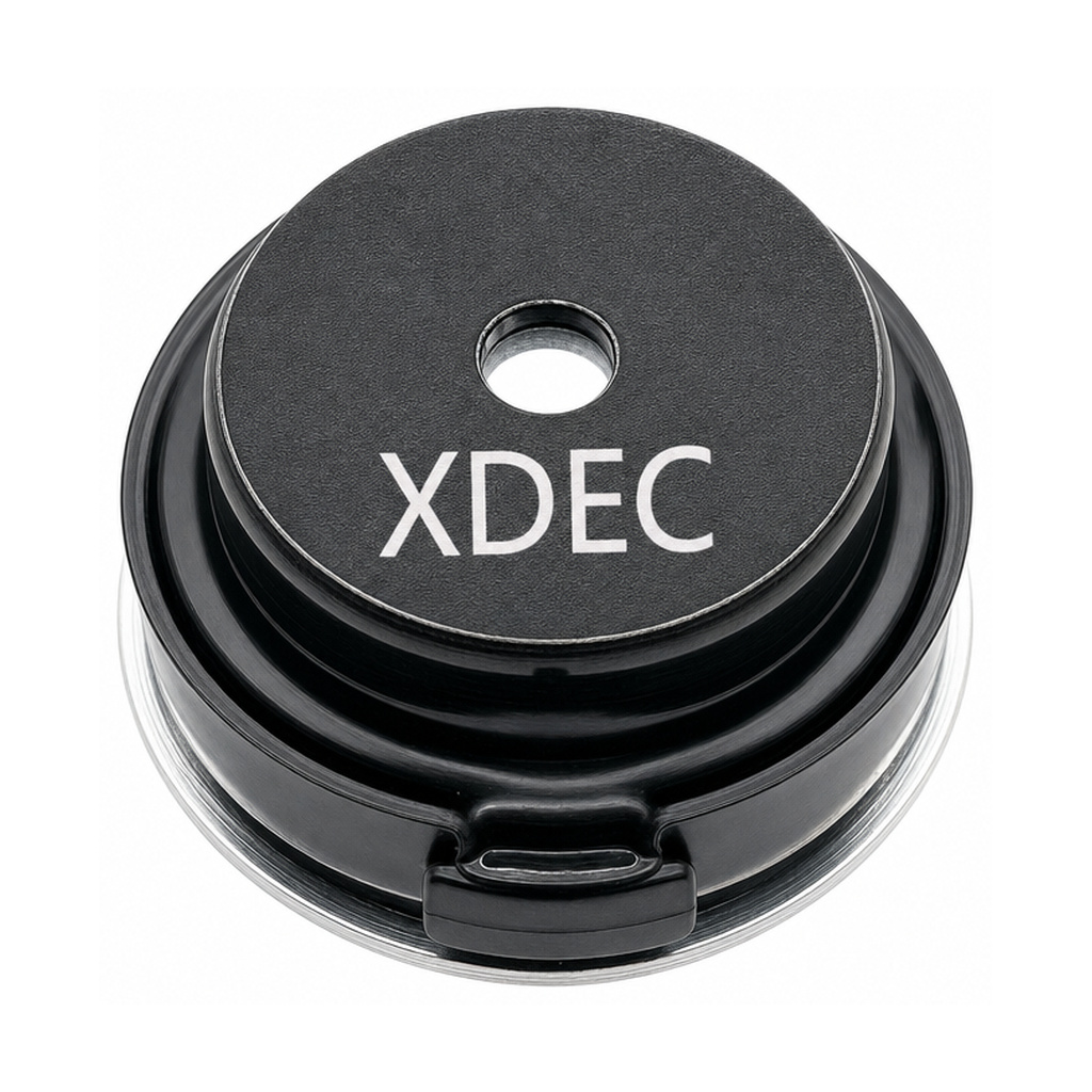 Tactile Transducer diameter 28mm (1.10"), height 14.0mm (0.55)", 8Ω 3W/5W - Back View (XDEC Sound Exciter)