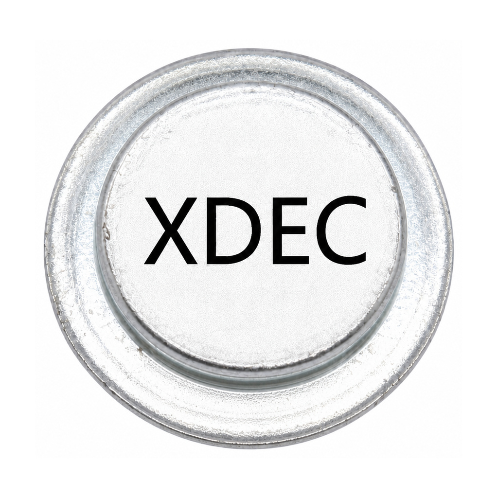 Tactile Transducer diameter 33mm (1.30"), height 13.3mm (0.52)", 4Ω 8W/10W - Back View (XDEC Sound Exciter)